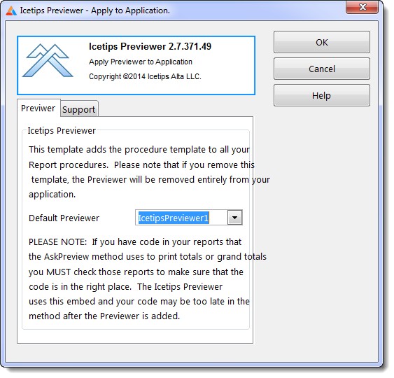 Previewer-Add cascade template-procedure